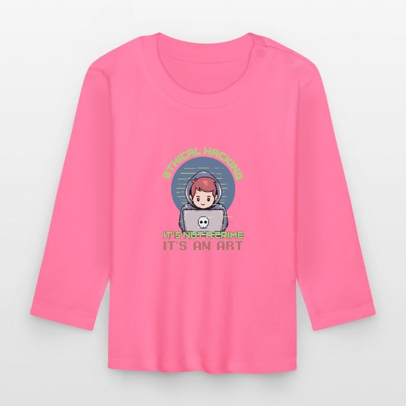 Hacker Programmer Developer Computer Science Organic Baby Long Sleeve T-Shirt