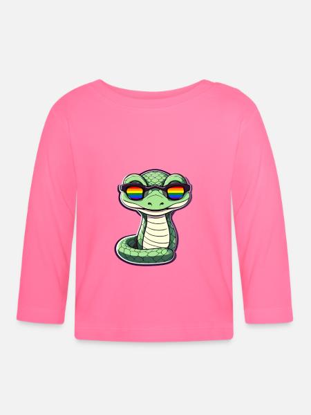 LGBTQ Pride Month - Baby Bio-Langarmshirt - Azalea