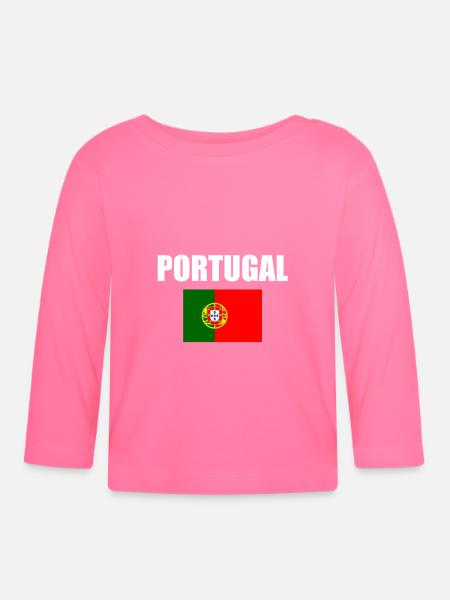 Portugal - Baby Bio-Langarmshirt - Azalea