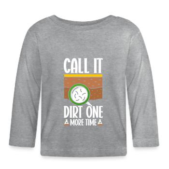 Soil Scientist Agricultural Scientist - Organic Baby Long Sleeve T-Shirt - heather grey - Front