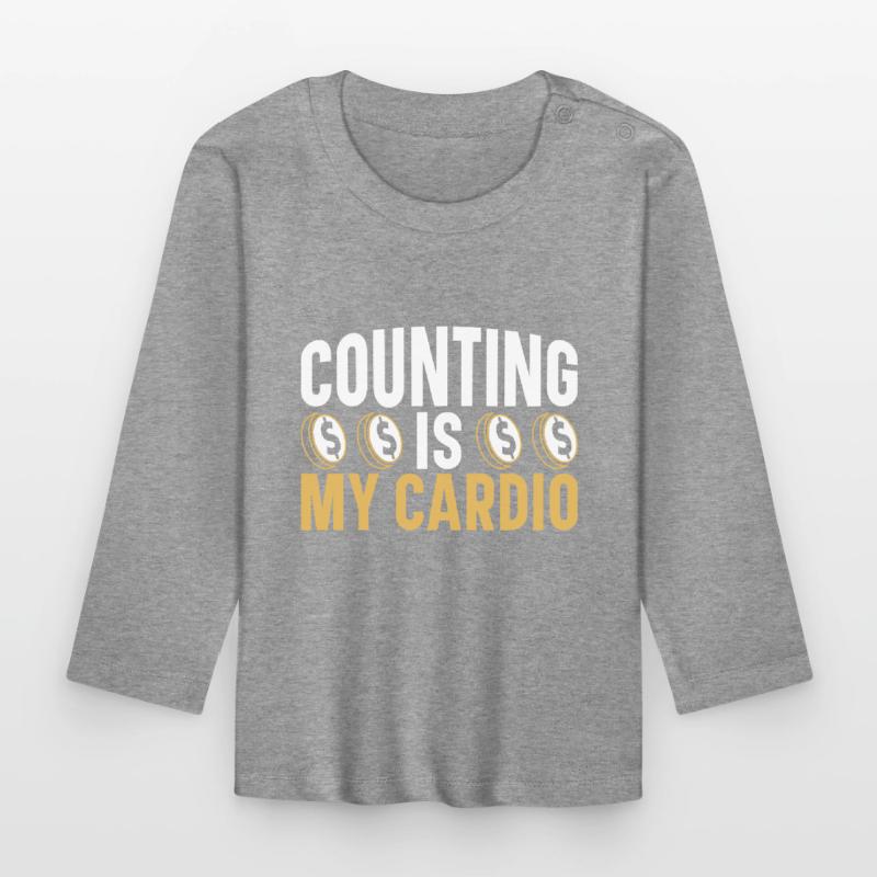 Comptabilité Comptable Financier Profession de comptable T-shirt manches longues bio Bébé