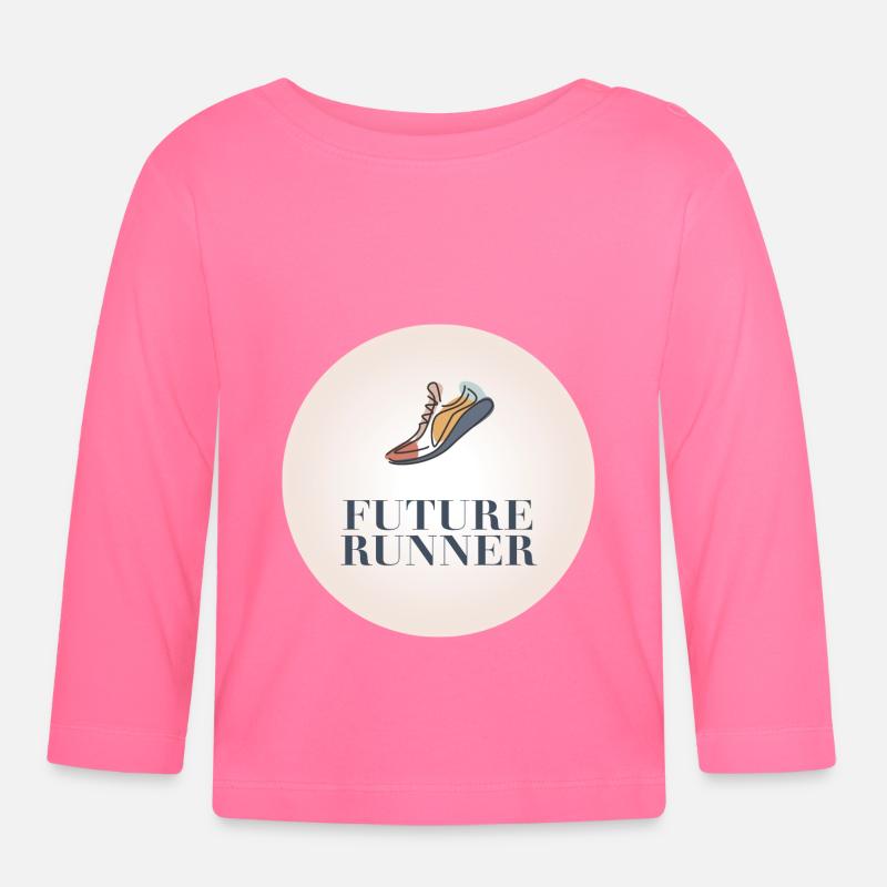 FUTURE RUNNER - Baby Bio-Langarmshirt - Azalea