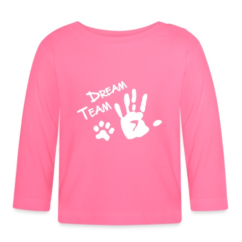 Dream Team Hand Hundpfote - T-shirt manches longues bio Bébé