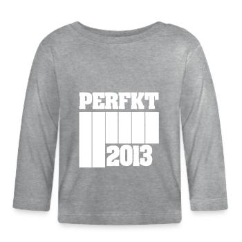 2013 - Organic Baby Long Sleeve T-Shirt - heather grey - Front