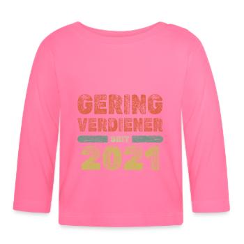 2021 - Baby Bio-Langarmshirt - Azalea - Vorne