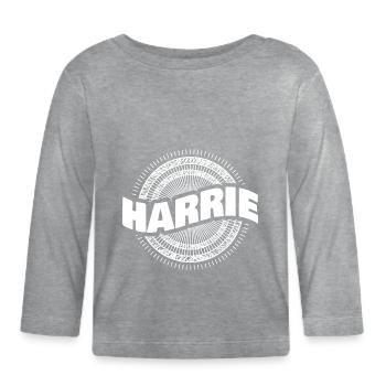 Gift idea Harrie - Organic Baby Long Sleeve T-Shirt - heather grey - Front