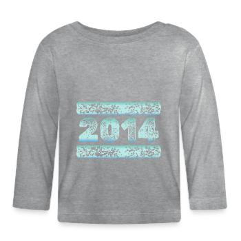 Froid glacial 2014 - T-shirt manches longues bio Bébé - gris chiné - Devant