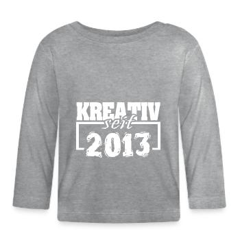 Actress 2013 - Organic Baby Long Sleeve T-Shirt - heather grey - Front
