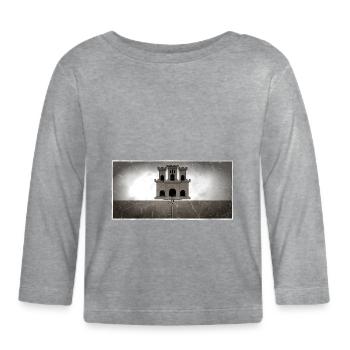 Land Gibraltar - Baby Bio-Langarmshirt - Grau meliert - Vorne