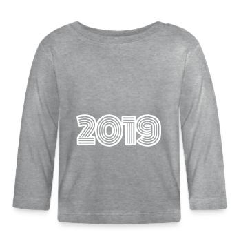 2019 - Organic Baby Long Sleeve T-Shirt - heather grey - Front