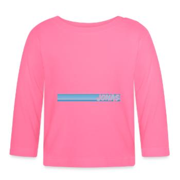 Style Jonas - Organic Baby Long Sleeve T-Shirt - azalea - Front