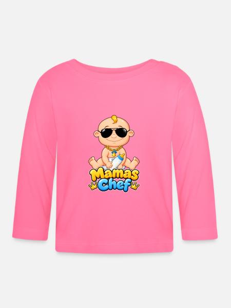Mamas Chef  - Baby Bio-Langarmshirt - Azalea