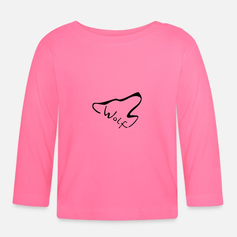 0062wolf - Baby Bio-Langarmshirt - Azalea