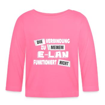 Die Verbindung Zu Meinem E-Lan - Baby Bio-Langarmshirt - Azalea - Vorne