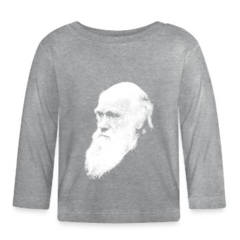 Darwin - Baby Bio-Langarmshirt - Grau meliert - Vorne