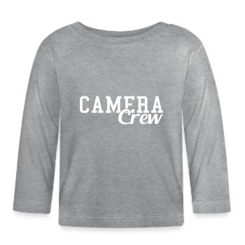 Cameraman Team Film Television Director - Organic Baby Long Sleeve T-Shirt - heather grey - Front