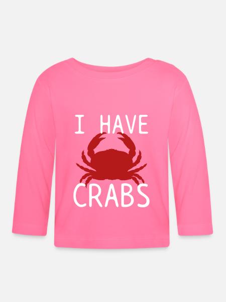Krabbe Aquarium Krabben - Baby Bio-Langarmshirt - Azalea