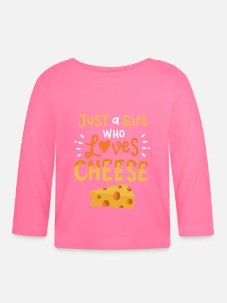 Käse - Baby Bio-Langarmshirt - Azalea
