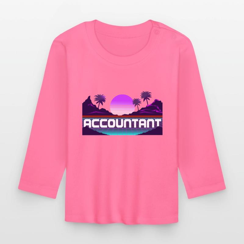 Comptable Comptable Comptable Comptabilité T-shirt manches longues bio Bébé