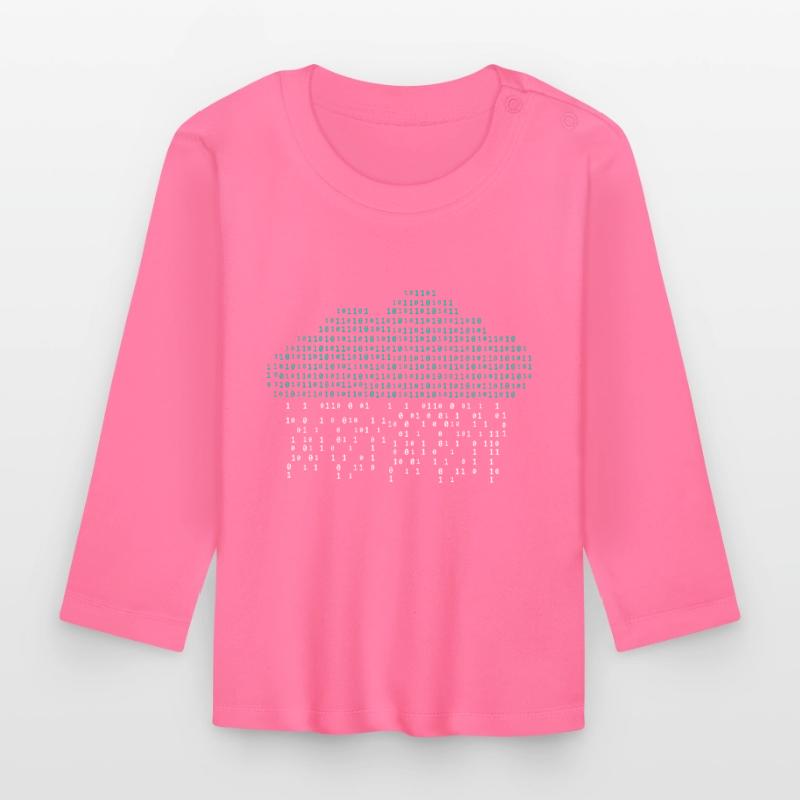 Cloud Engineer, Cloud -Bits, Software developer Baby Bio-Langarmshirt