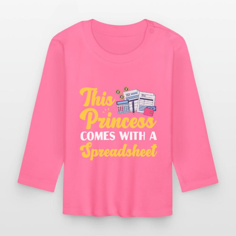 Comptable Comptable Comptable T-shirt manches longues bio Bébé