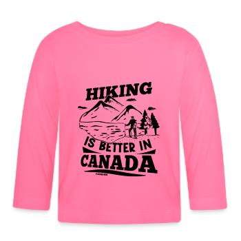 Canada - Baby Bio-Langarmshirt - Azalea - Vorne