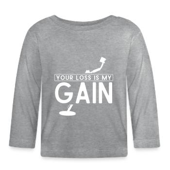 Medical Encoder Medical Programmer - Organic Baby Long Sleeve T-Shirt - heather grey - Front