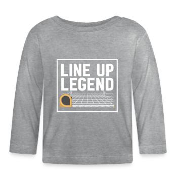 Flooring installer, tile warehouse - Organic Baby Long Sleeve T-Shirt - heather grey - Front