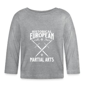 Épéiste - HEMA - T-shirt manches longues bio Bébé - gris chiné - Devant