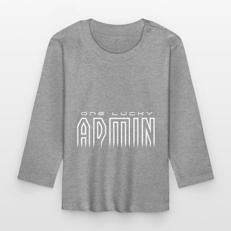 admin administrator moderator webentwickler edv it Baby Bio-Langarmshirt