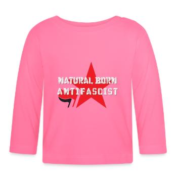 GIOVENTÙ DEL BAMBINO DI ANTIFA ATTIVISTI - Maglietta a manica lunga ecologico per bambini - azalea - Fronte