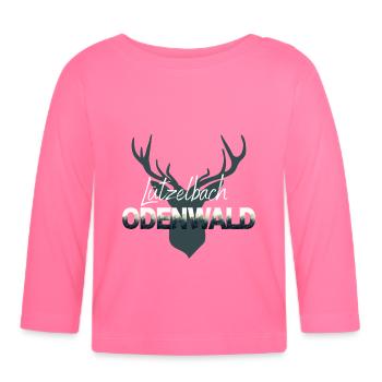 Lützelbach Odenwald - Baby Bio-Langarmshirt - Azalea - Vorne