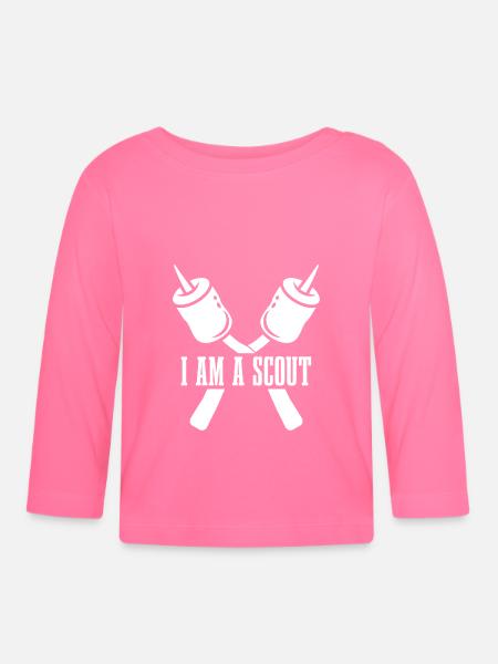 Pfadfinder - Baby Bio-Langarmshirt - Azalea