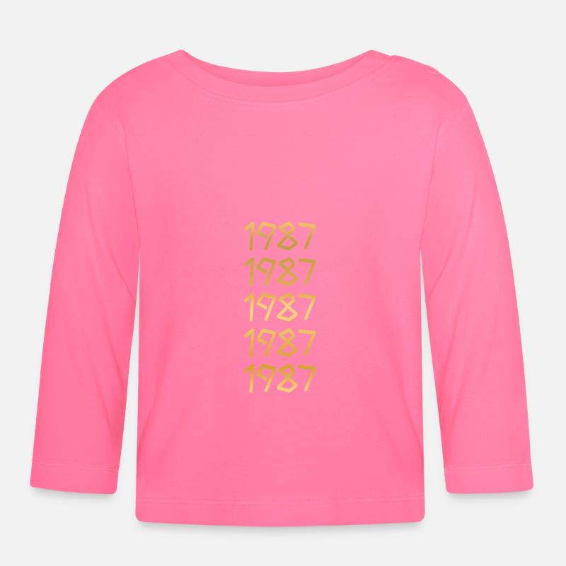 Freizeit 1987 - Baby Bio-Langarmshirt - Azalea