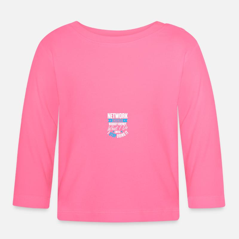 Computer Network Technology Network Engineer - Organic Baby Long Sleeve T-Shirt - azalea
