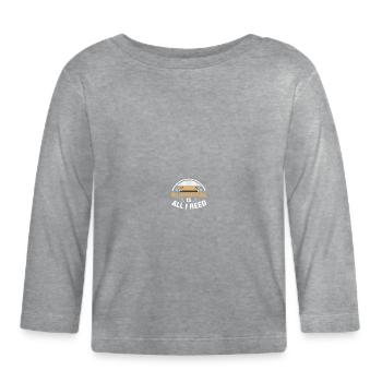 Harmoniciste - T-shirt manches longues bio Bébé - gris chiné - Devant