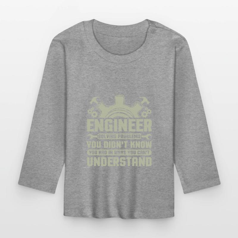 Engineer Problem Solver Engineering Karriere Baby Bio-Langarmshirt