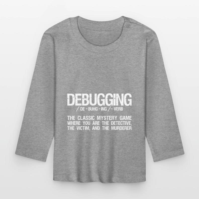 Computer Scientist Coding - Debugging Programming Organic Baby Long Sleeve T-Shirt