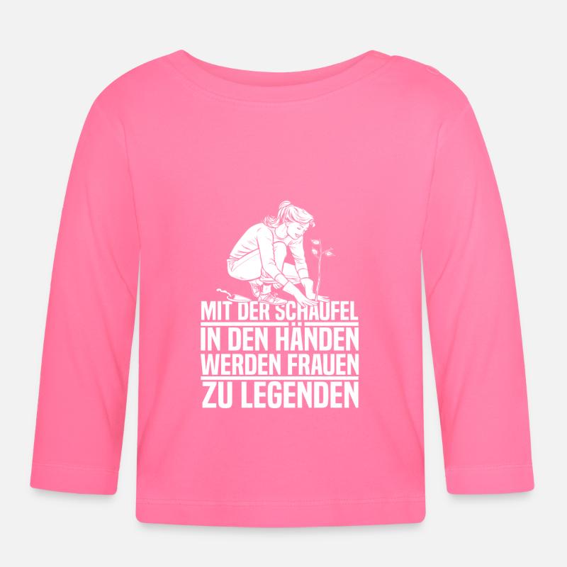 Garten Hobbygärtner Pflanzen Blumen Gärtner - Baby Bio-Langarmshirt - Azalea