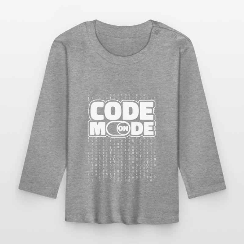 Developer Coder Programmer Organic Baby Long Sleeve T-Shirt