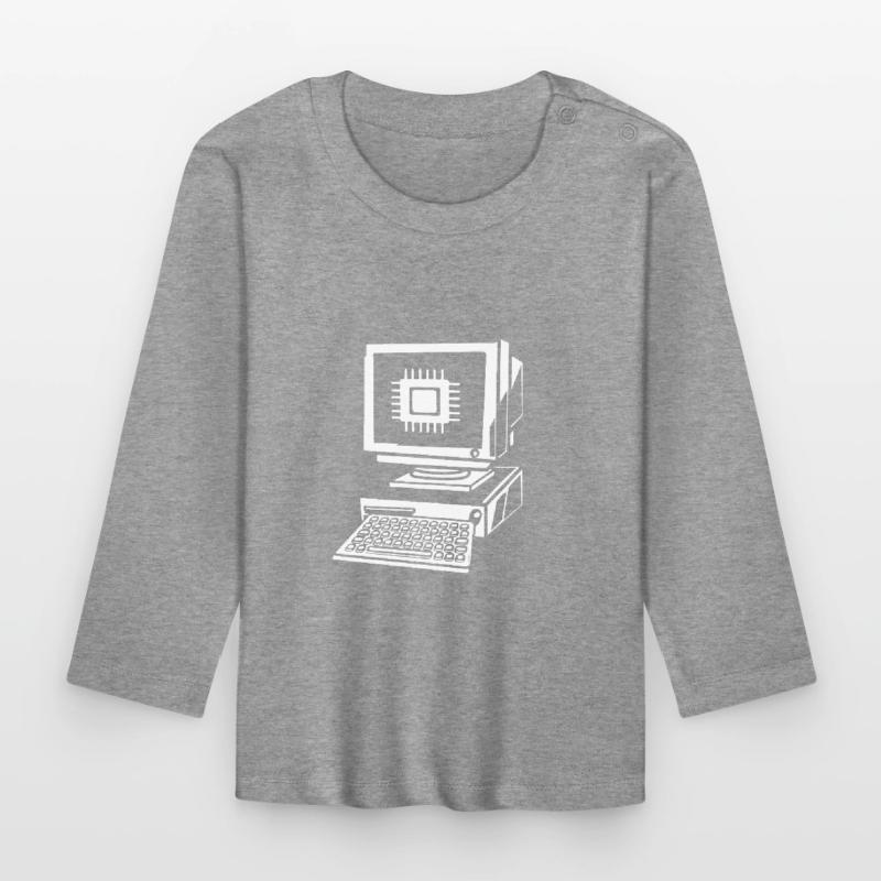 Developer Coder Programmer Computer T-shirt manches longues bio Bébé