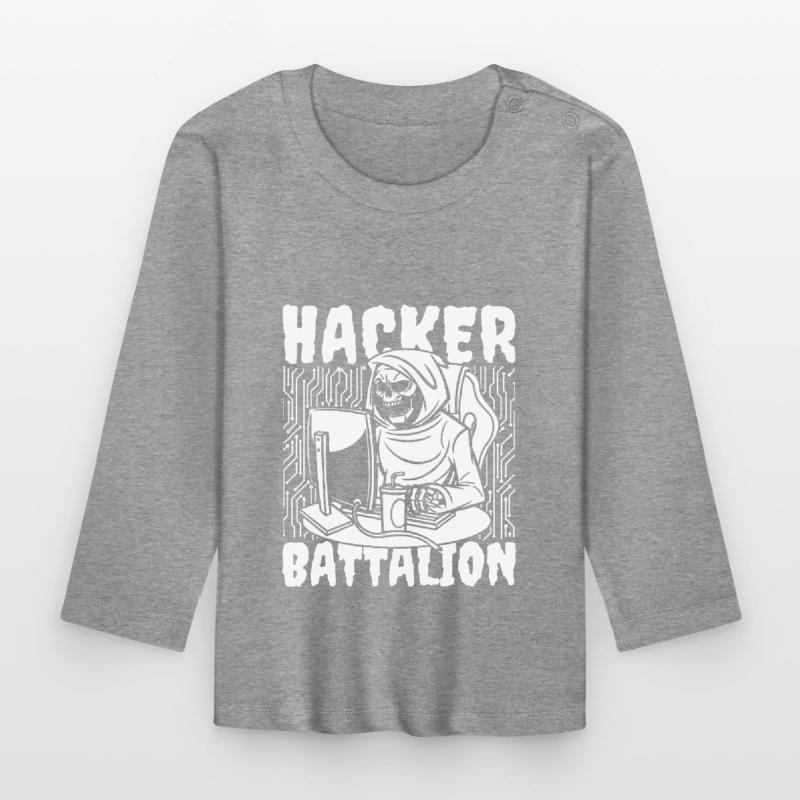 Entwickler Coder Programmierer Baby Bio-Langarmshirt