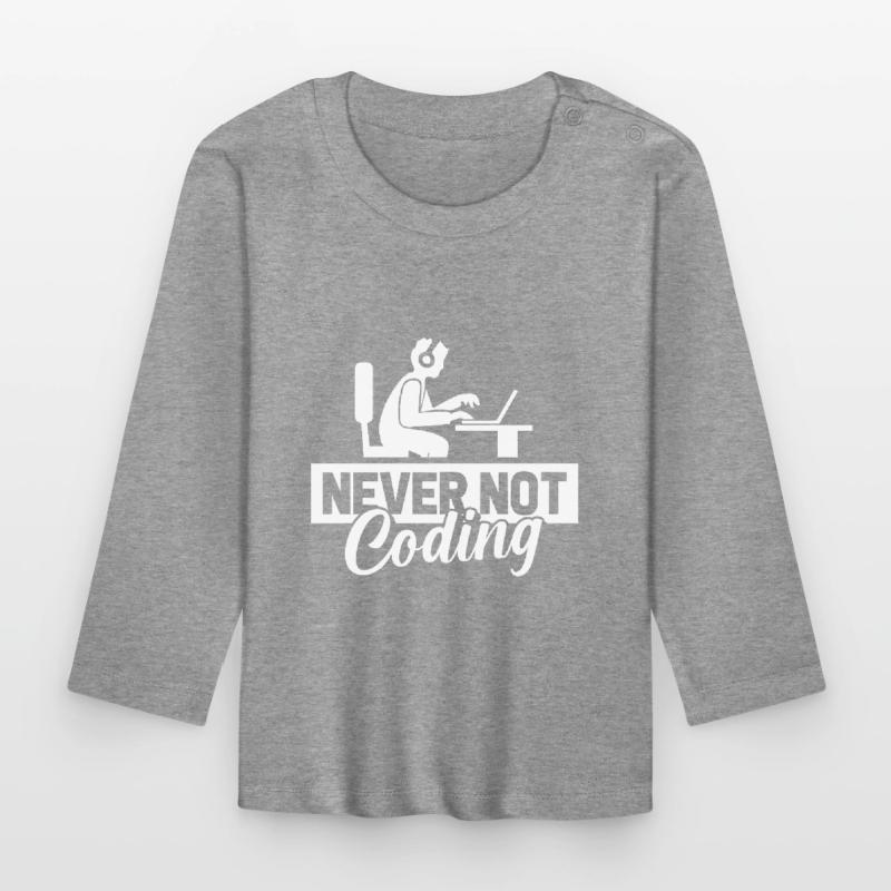 Developer Coder Programmer Organic Baby Long Sleeve T-Shirt