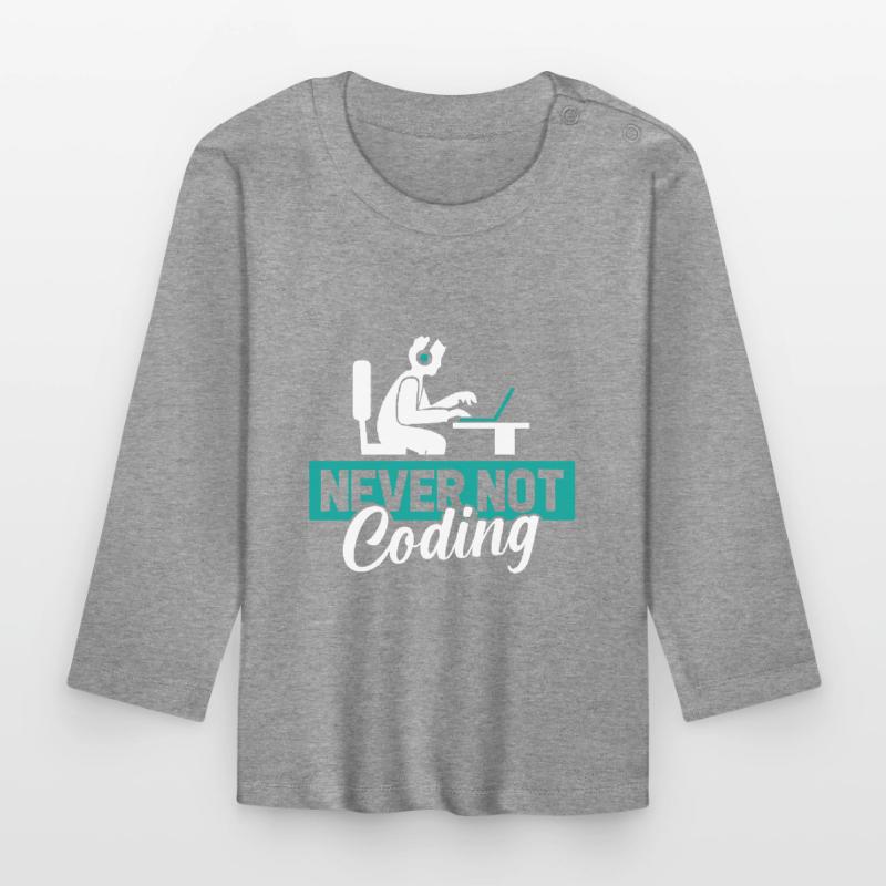 Developer, Coder, Programmer Organic Baby Long Sleeve T-Shirt