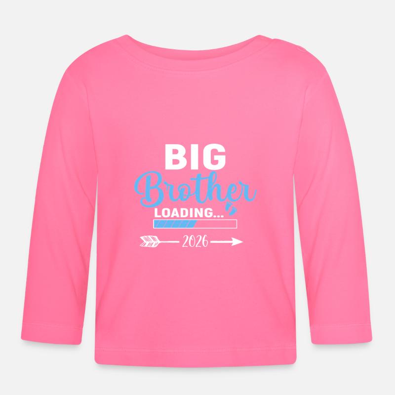 Big Brother ist 2026 Loading - Baby Bio-Langarmshirt - Azalea
