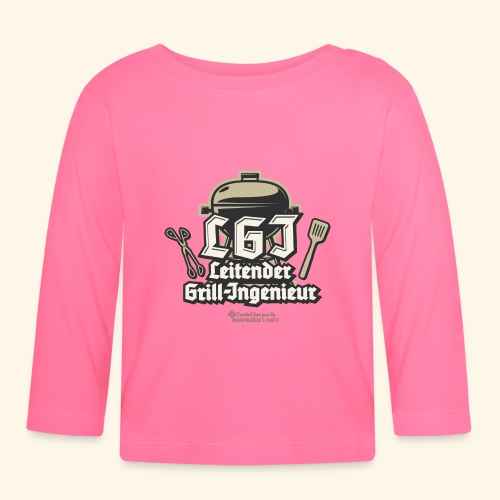 Grill T-Shirt Spruch LGI Leitender Ingenieur - Baby Langarmshirt