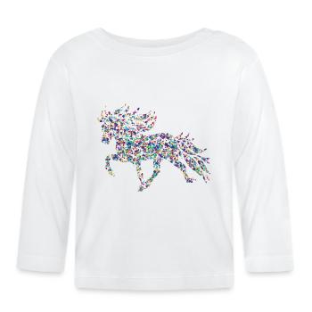 Tölter3 Confettis - T-shirt manches longues bio Bébé - blanc - Devant