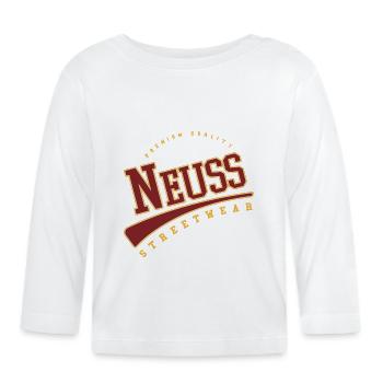 Neuss Allemagne College High School Style - T-shirt manches longues bio Bébé - blanc - Devant