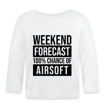 Airsoft Airsoft Airsoft - Organic Baby Long Sleeve T-Shirt - white - Front