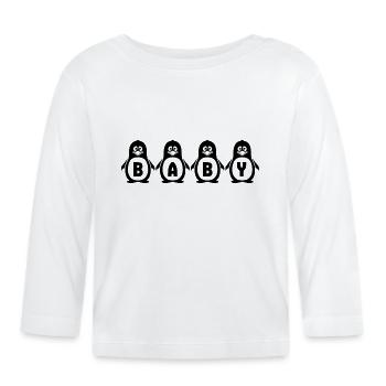 Baby - Organic Baby Long Sleeve T-Shirt - white - Front